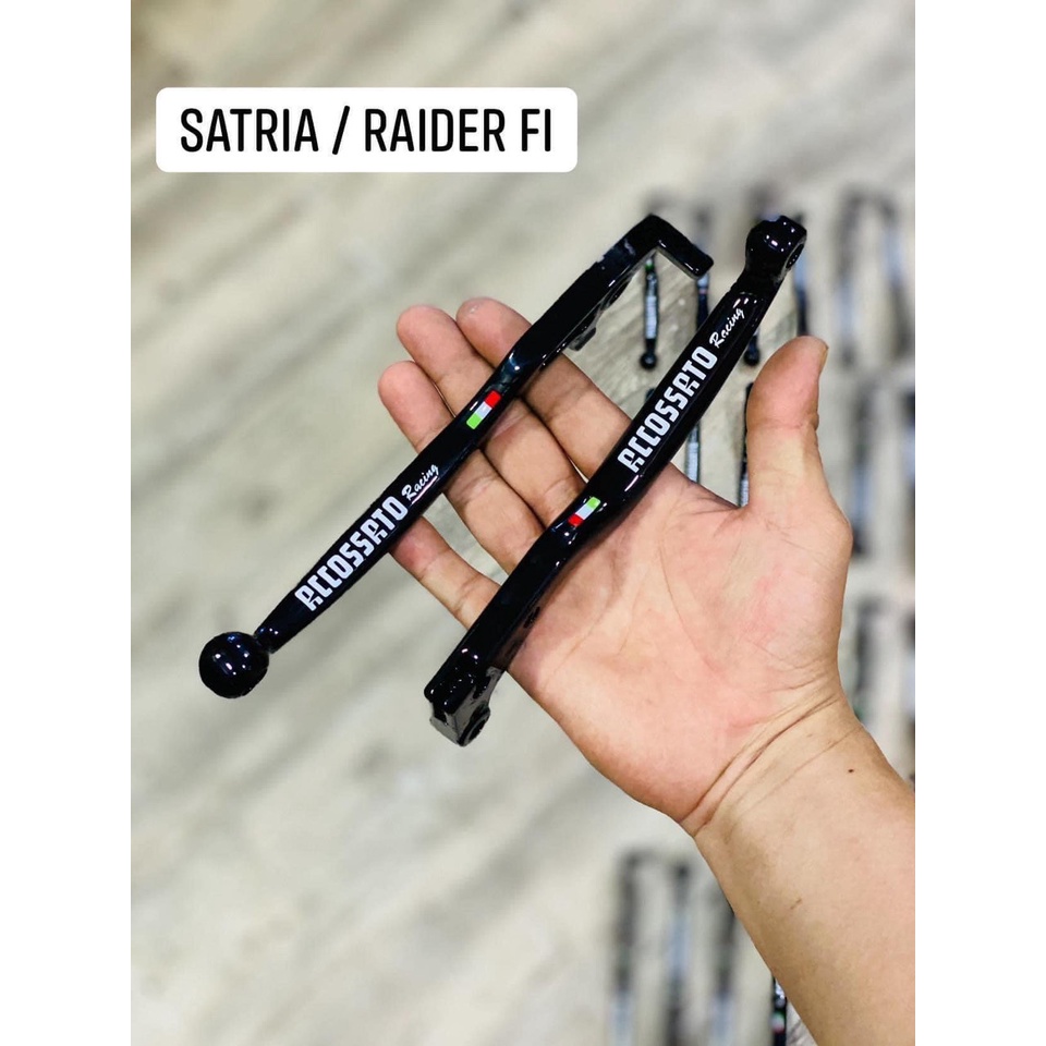 CẶP TAY THẮNG TAY CÔN FULL NHÔM CHO SATRIA, RAIDER SIÊU ĐẸP