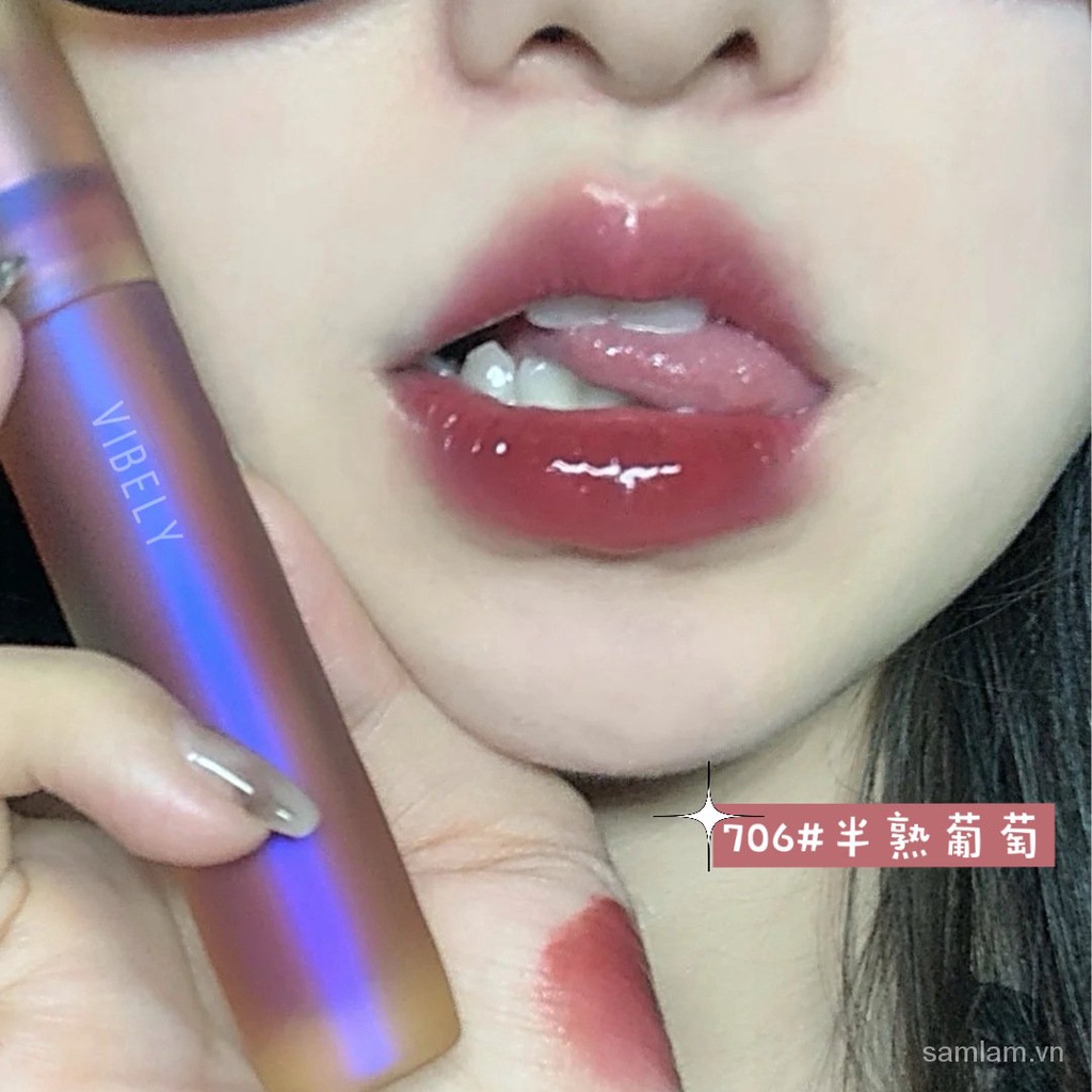 [Hàng mới về] Son bóng VIBELY dưỡng ẩm chống nước lâu trôi thiết kế vỏ son độc đáo | BigBuy360 - bigbuy360.vn