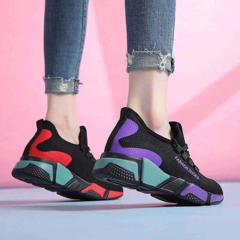 【dayday】Fashion single shoes Casual Women Running Sport Shoes touring  women's