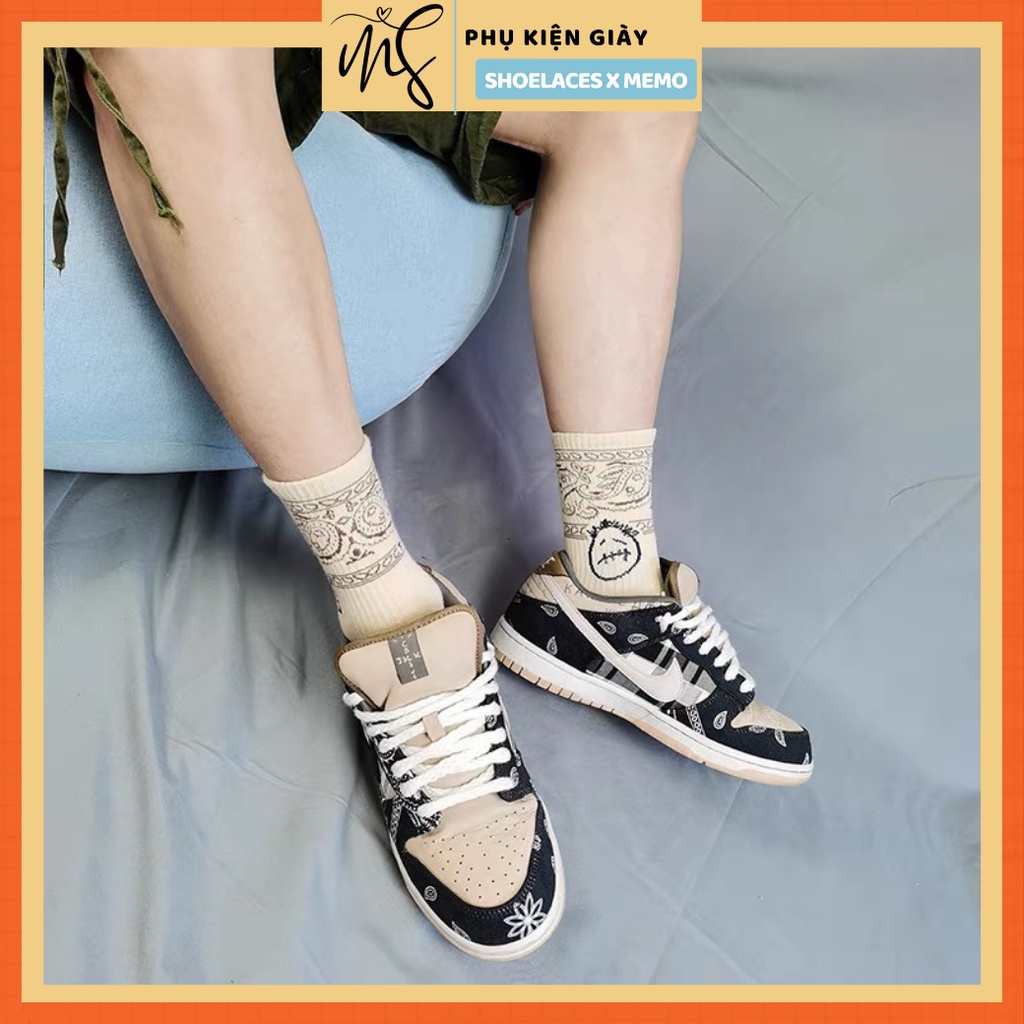 Tất cổ cao phong cách Travis Scott chất liệu dệt kim cao cấp,chọn 4 đôi kèm pack quà tặng