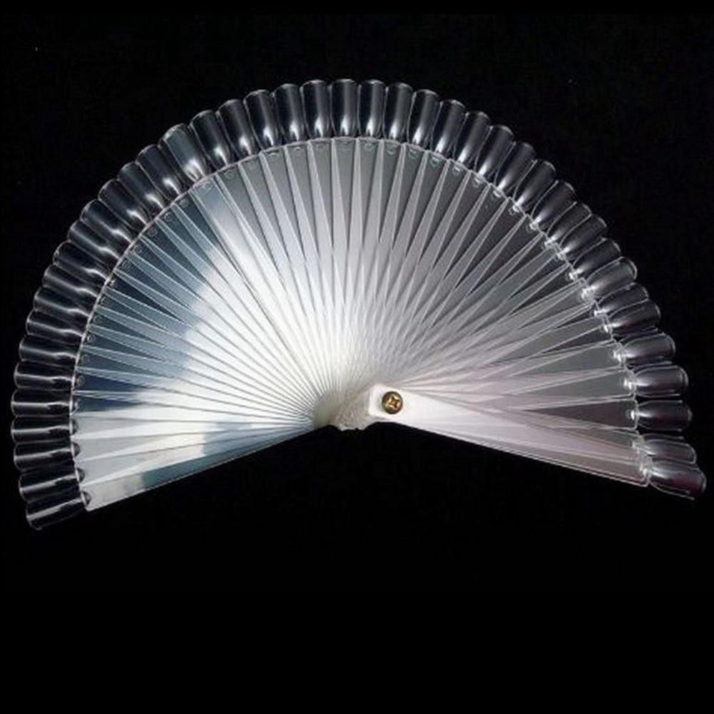 Set 50 khuôn móng tay giả vẽ trưng bày mẫu màu