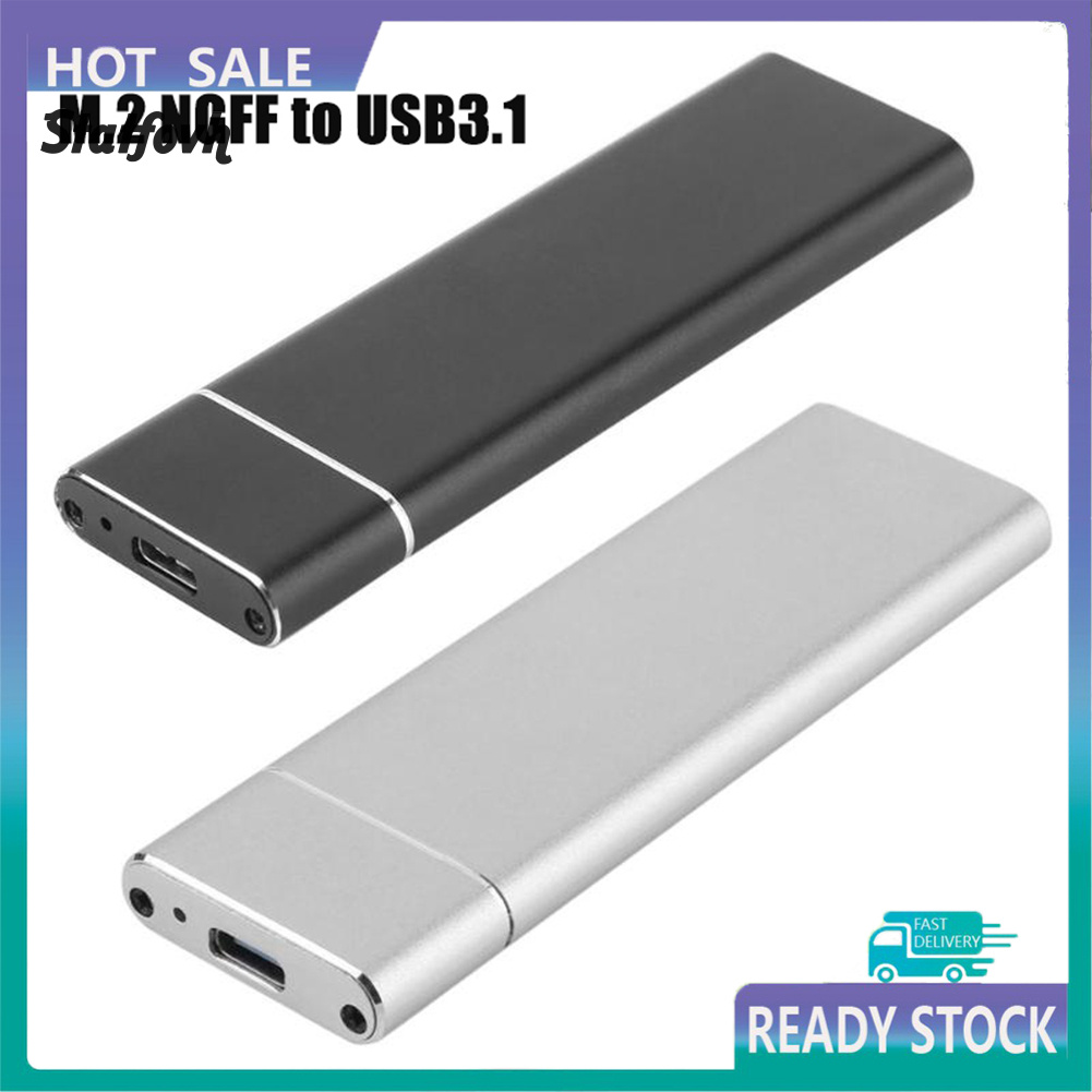 Hộp Đựng Ổ Cứng Ssd M.2 Ngff Sang Usb 3.1 Bằng Hợp Kim Nhôm Ốp