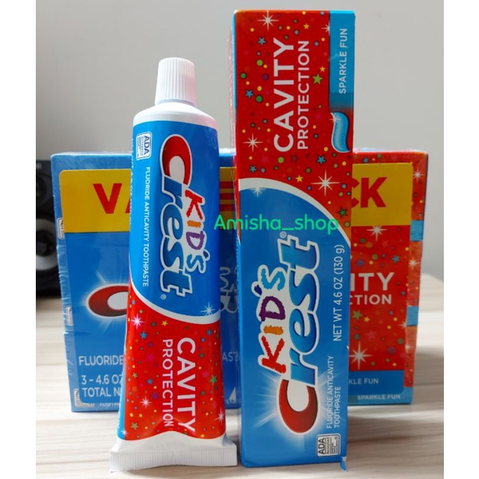 Kem đánh răng cho bé Crest Kid's Cavity Protection (130g) của Mỹ