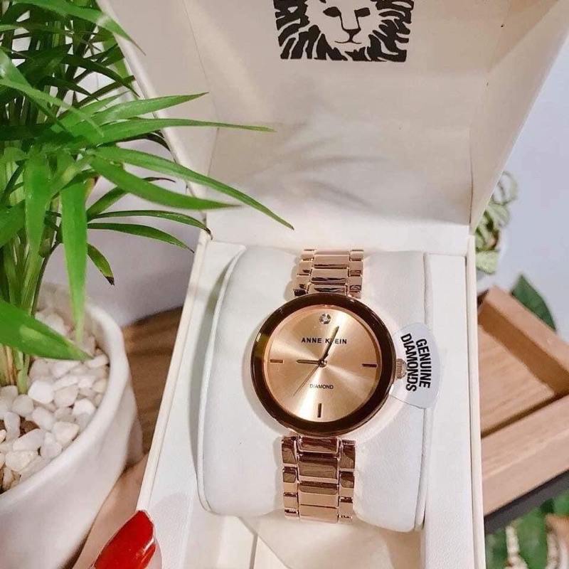 Đồng hồ nữ ANNE KLEIN model AK/1362RGRG và AK/1362CHGB dây kim loại sang trọng | BigBuy360 - bigbuy360.vn