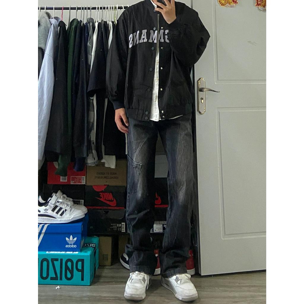 Quần Jean Đen Wax Loang 1 Túi Ống Đứng Nam Nữ Stun Clothing Phong Cách Vintage Cực Chất Thu Đông 2023