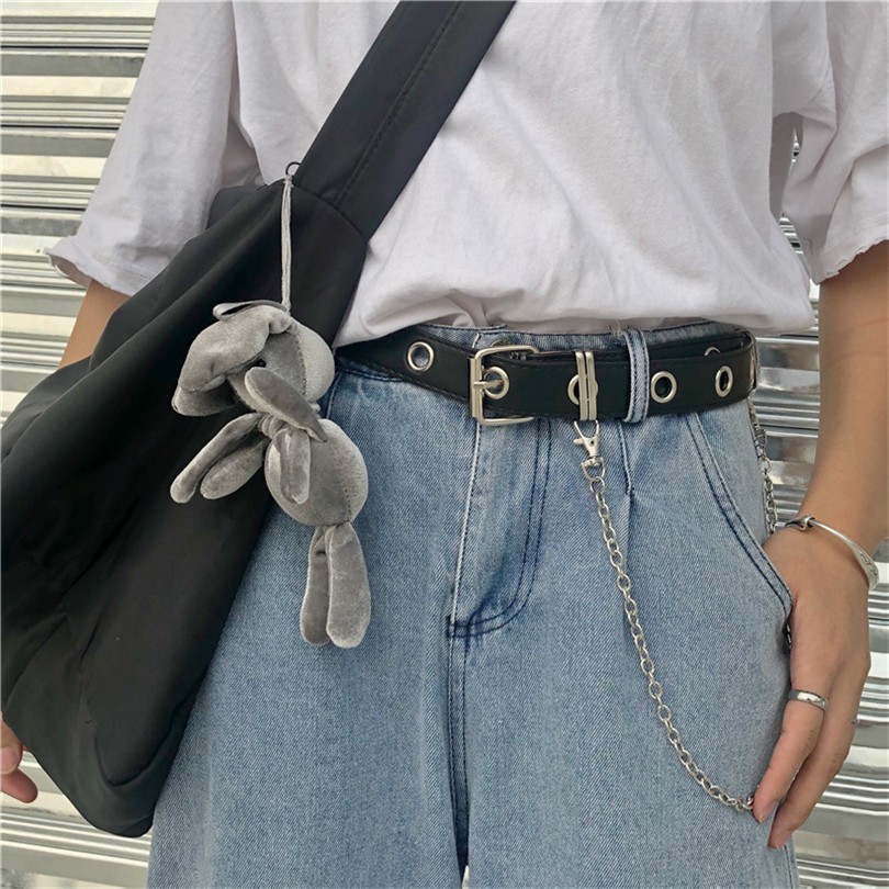 [Spot] Thắt Lưng Thiết Kế Cá Tính Thời Trang Dành Cho Nữ Và Nam 122004Thắt Lưng Phong Cách Retro Hàn Quốc Cá Tính