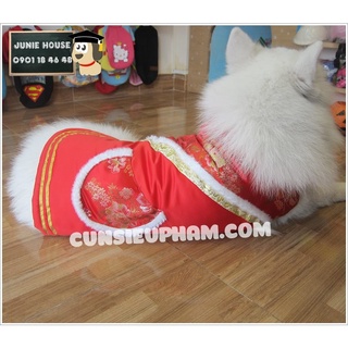Áo Tết cho chó lớn