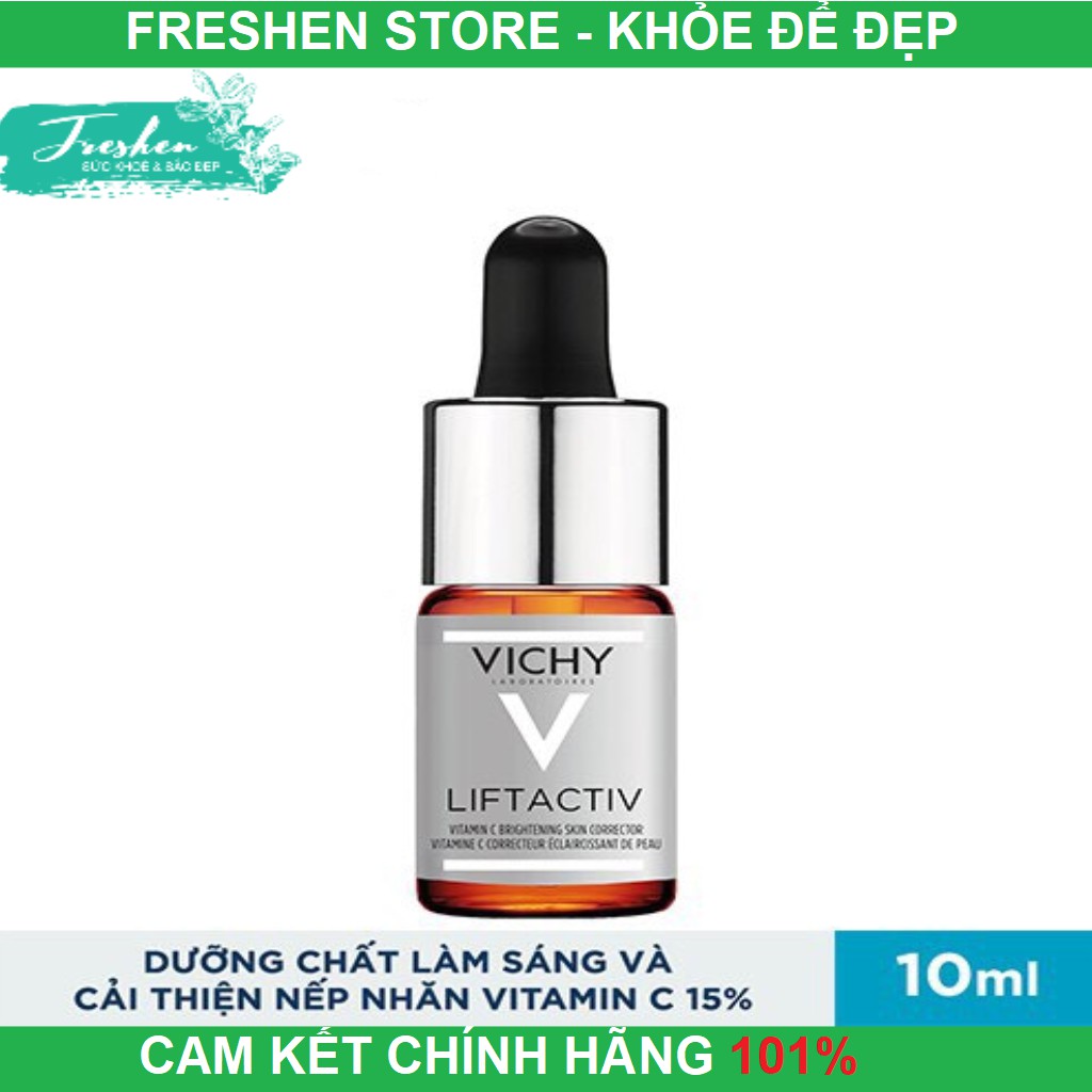 ✅ (CHÍNH HÃNG) Dưỡng chất (serum) 15% Vitamin C nguyên chất giúp làm sáng và cải thiện làn da lão hóa Vichy