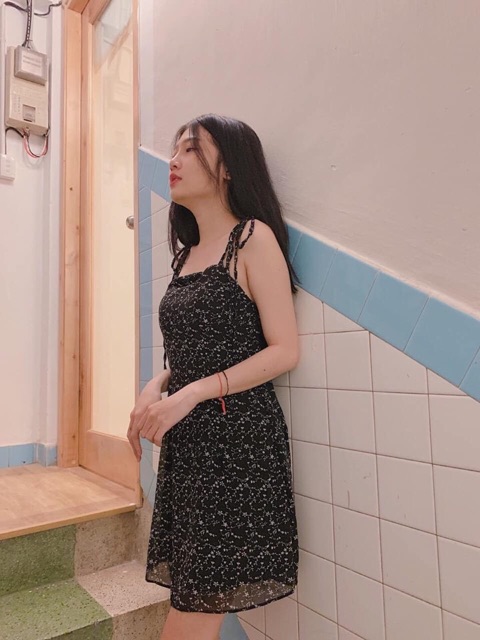 Flower Mini Dress 🌼 - Đầm hoa 2 dây