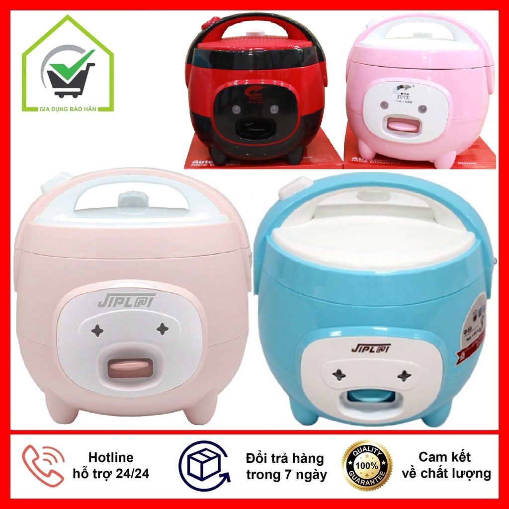 Nồi Cơm Điện Mini JIPLAI Thái Lan Dung Tích 1 Lít Bền Đẹp - Bảo Hành 12 Tháng