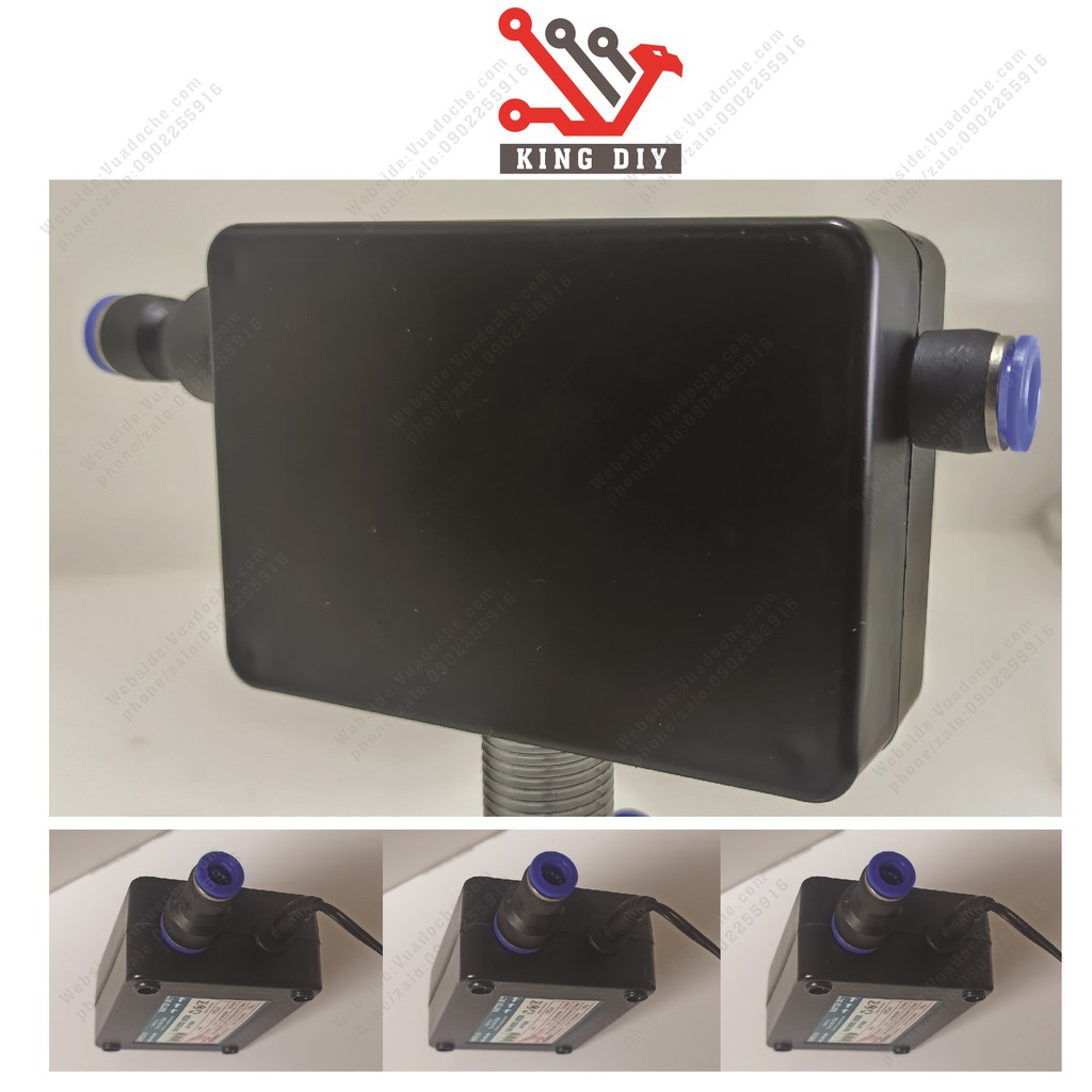 Van nước điện từ 12vdc 12v hai đầu nối nhanh phi 8 10