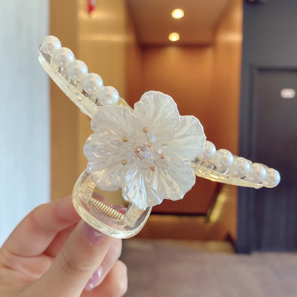 Kẹp Tóc Càng Cua Hình Hoa Chống Trượt Thời Trang Cho Nữ Mihan1