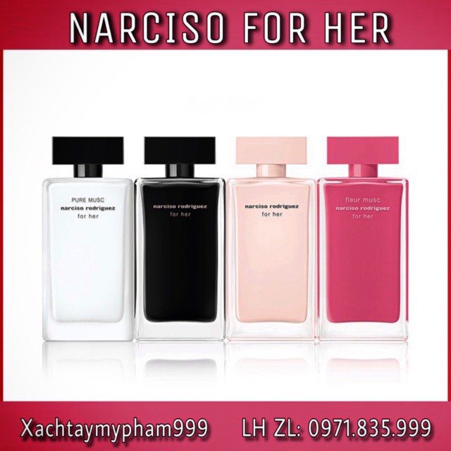 Nước hoa Narciso For Her 10ml_Nước Hoa Nữ Hàng Chính Hãng | Thế Giới Skin Care