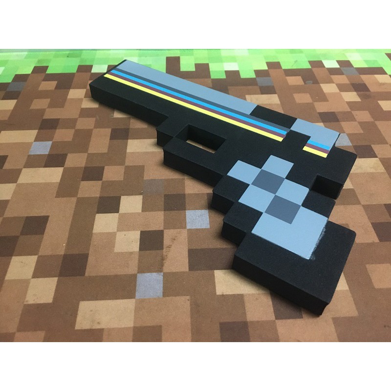 Súng lục đen minecraft