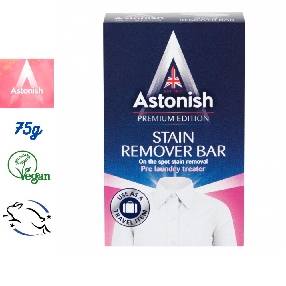 Cục xà phòng giặt tẩy vải Astonish C3000 - 75gr