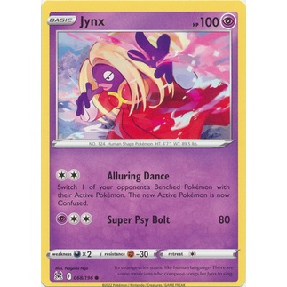 Thẻ Bài Pokemon Jynx - 068/196 - Common
