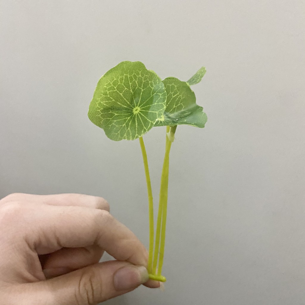 Lá sen nhựa phụ kiện trang trí cho thác khói, thác nước phong thủy