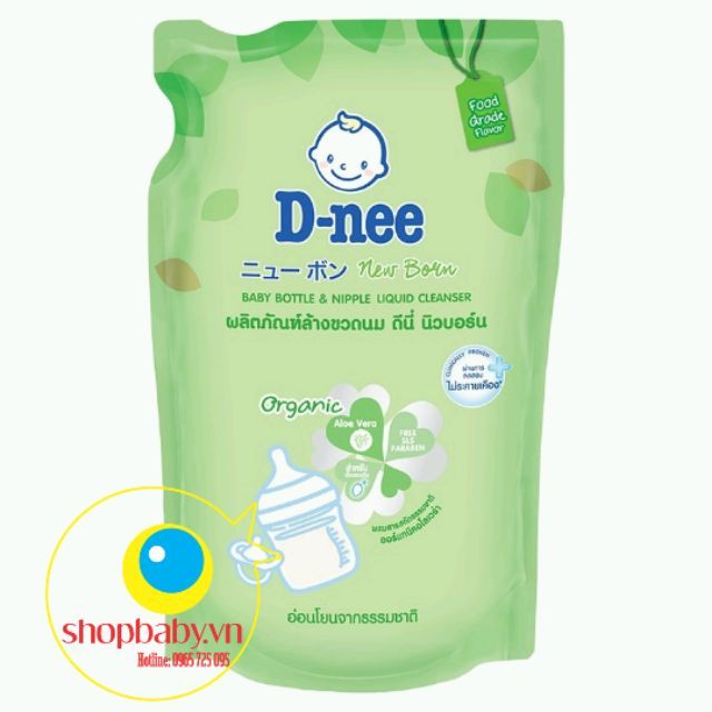 Nước RỬA BÌNH sữa dnee newborn, rửa chén bát và rau quả hữu cơ Organic an toàn cho bé_shopbaby.vn