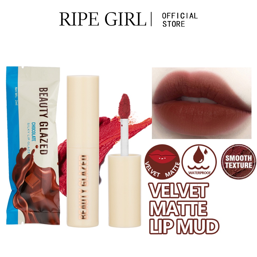 Son môi RIPE GIRL chống nước lâu trôi dễ sử dụng 12 màu tùy chọn