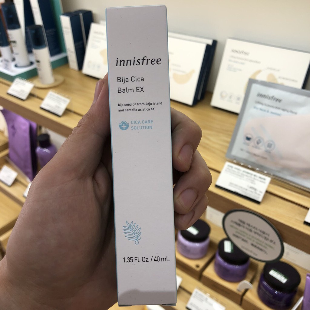 Kem dưỡng làm dịu làn da nhạy cảm Innisfree Bija Cica Balm Ex