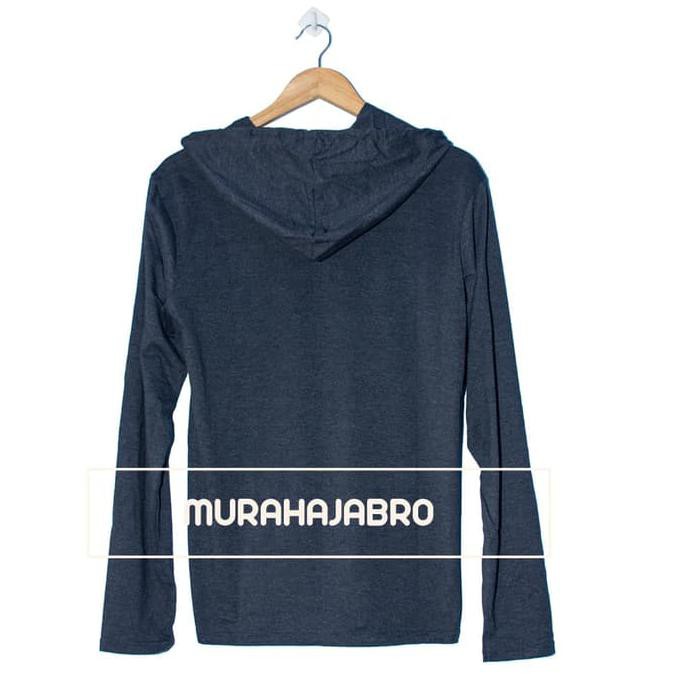 Áo Hoodie Tay Dài Màu Xám Trơn Thời Trang Trẻ Trung