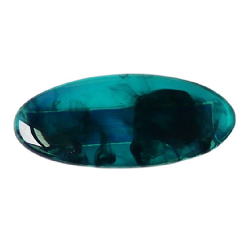 Kẹp Tóc Acrylic Màu Trong Suốt Hình Bầu Dục Thời Trang Cho Nữ