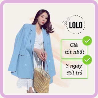 Áo vest blazer dài tay 2 lớp có video thật
