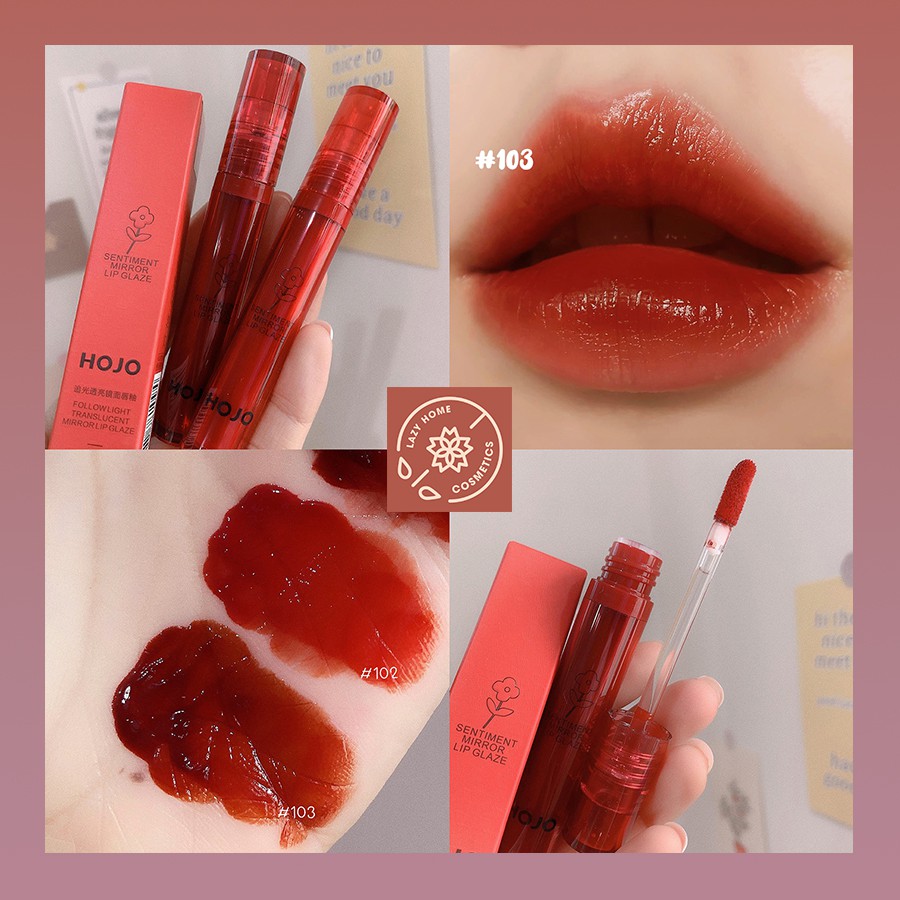 Son Tint Bóng Có Màu HOJO Water Gloss Lip Glaze