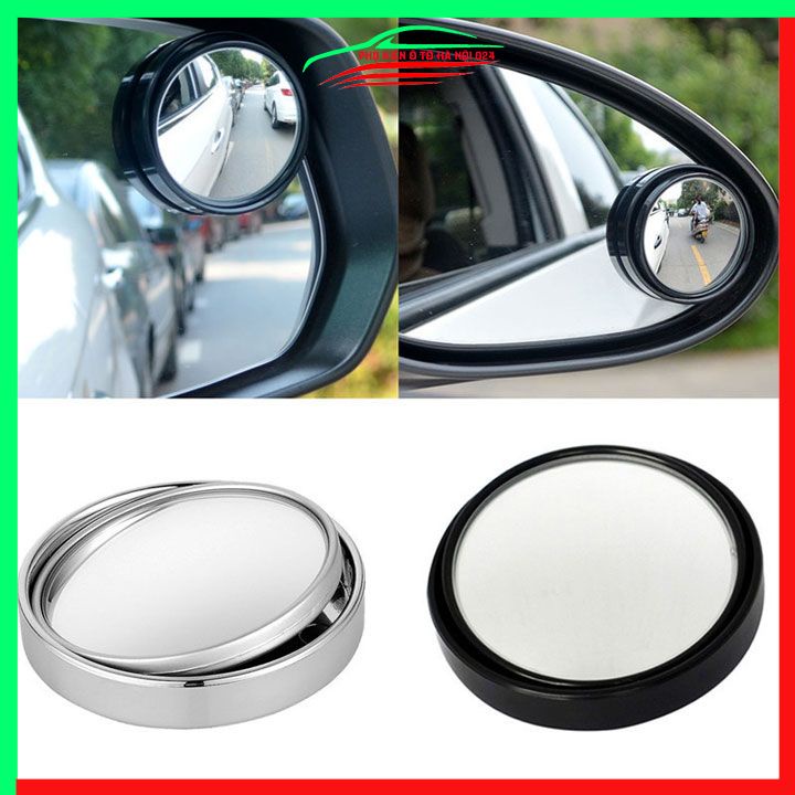 Gương chiếu hậu mini đường kính 55mm cho ô tô góc điều chỉnh 360 độ