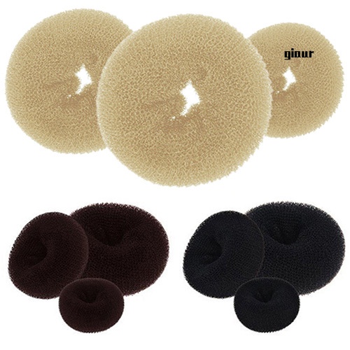 Dụng cụ tạo kiểu tóc búi hình bánh donut dành cho nữ chất lượng cao