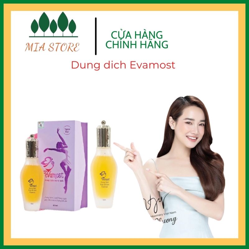 Dung dịch vệ sinh phụ nữ Evamost làm sạch vùng kín, ngừa mẩn ngứa  Hồng Hào Và Se Kích Khô Thoáng Và Sạch Sẽ Vùng Kín