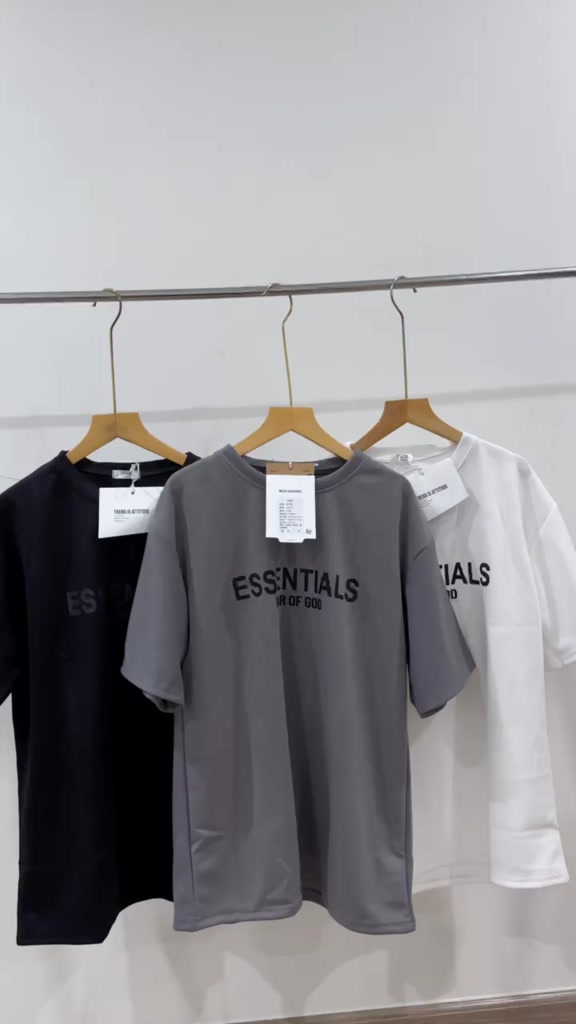 Áo Phông Unisex Nam Nữ Giá Rẻ Họa Tiết ESSENTIAL Cực Chất | BigBuy360 - bigbuy360.vn