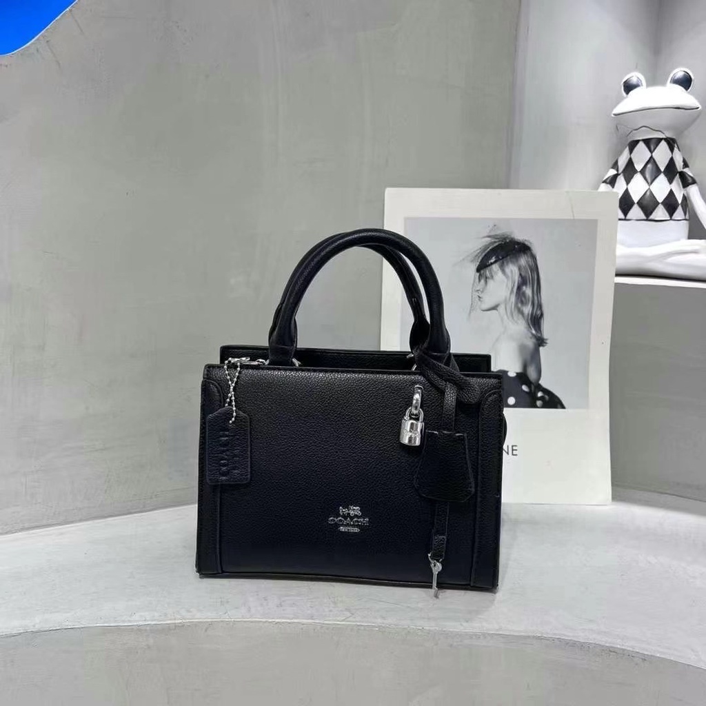 COACH Túi Xách Da Thật Thời Trang Sang Trọng Cho Nữ