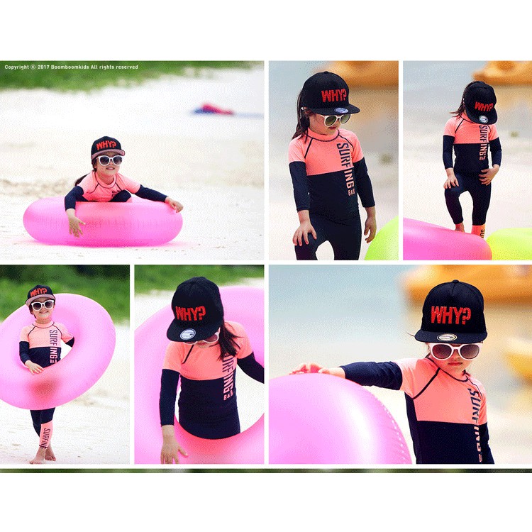 Bộ đồ bơi 2 mảnh dài nhanh khô cho bé trai và bé gái size M-4XL 2-12 tuổi