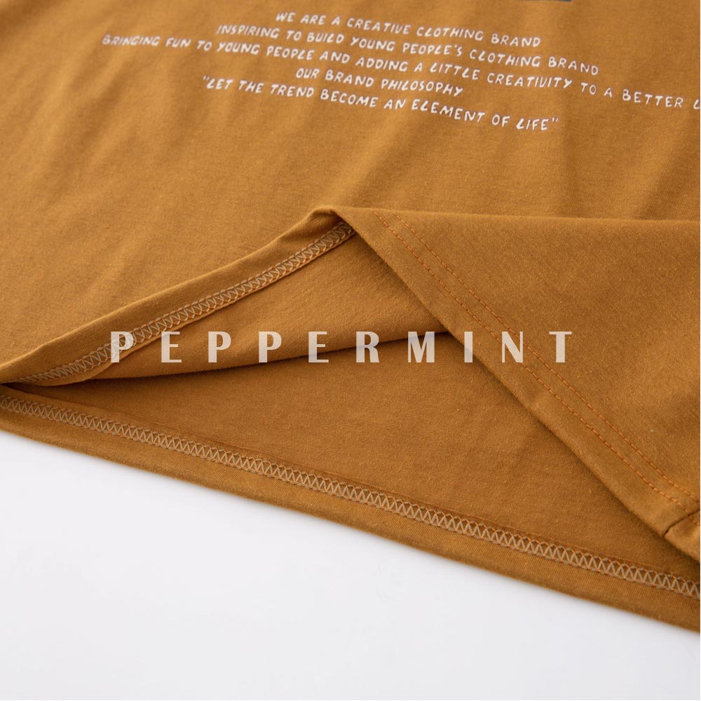 Áo thun Peppermint tay ngắn in hình động vật dễ thương thời trang cho nữ 49626