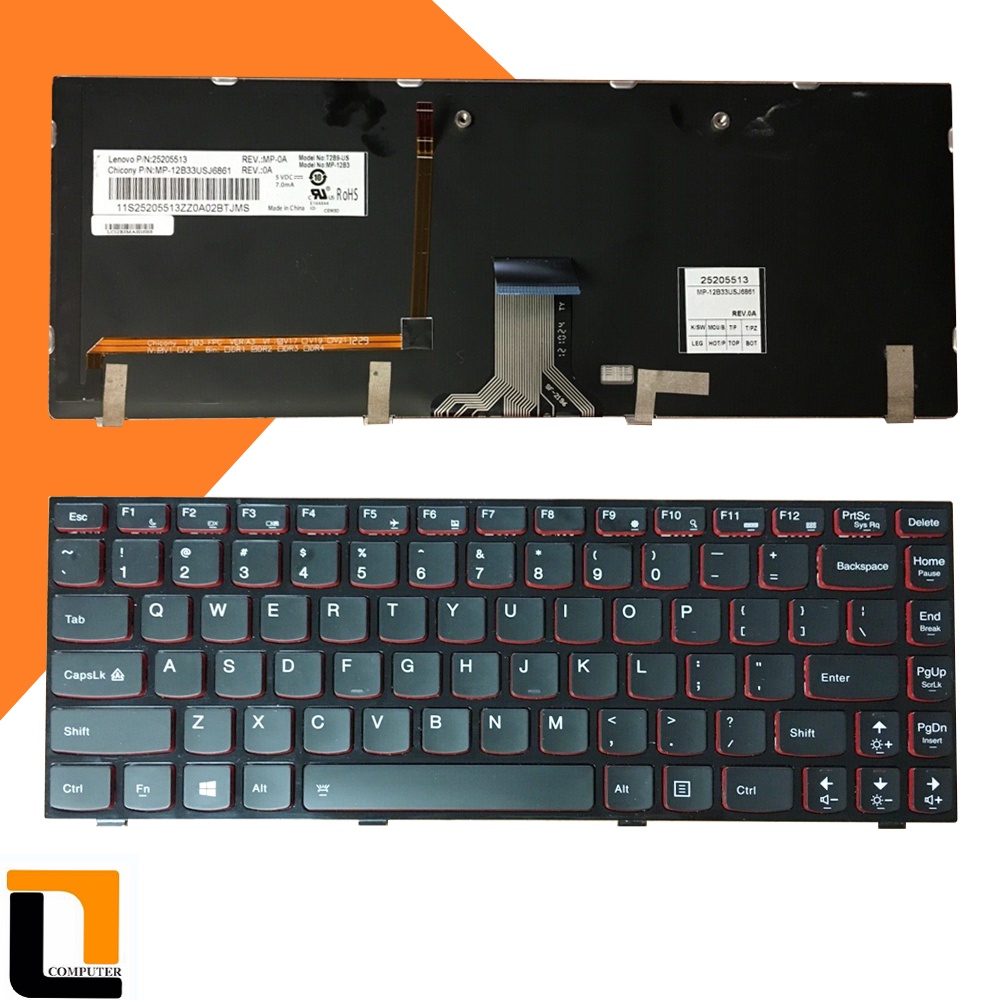 Bàn phím laptop Lenovo Ideapad Y400S (CORE I)