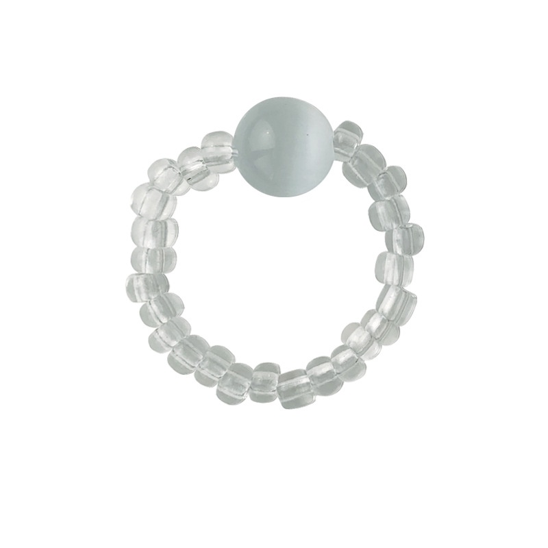 Nhẫn Đính Đá Opal Sang Trọng Có Thể Điều Chỉnh