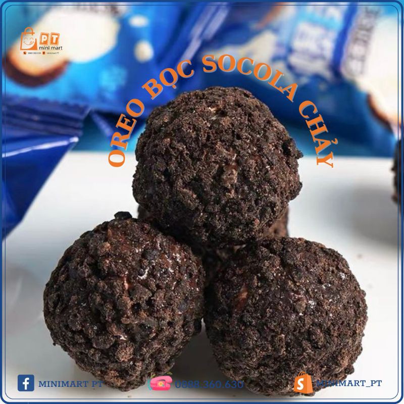 Bánh Oreo Socola Nhân Chảy - Hộp 200g