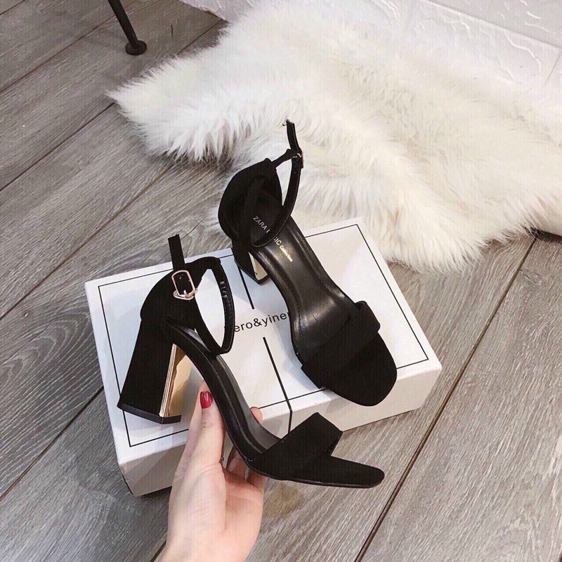 SanDal Dây Mảnh Đế Vuông
