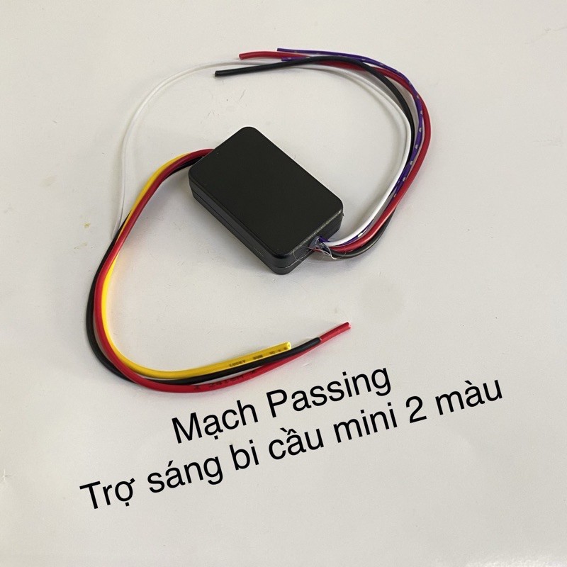 Mạch đá đèn passing gắn trợ sáng bi cầu mini 2 màu.Tặng công tắc
