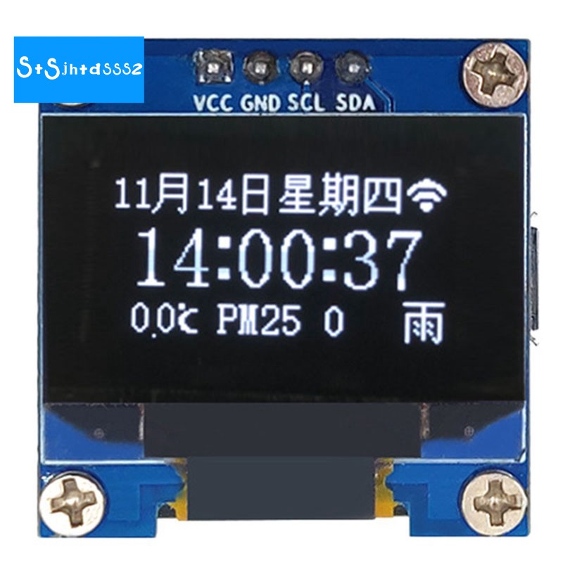 Đồng Hồ Thông Minh Esp8266 Wifi 0.96 Inch Oled Lcd Esp-12F I2C 5v Esp12F