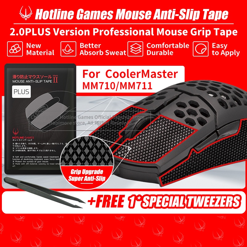 Hotline Games 2.0Plus Chuột Cầm Băng Cho CoolerMaster MM710 / MM711 Chuột Chơi Game, Nâng Cấp Tay Cầ