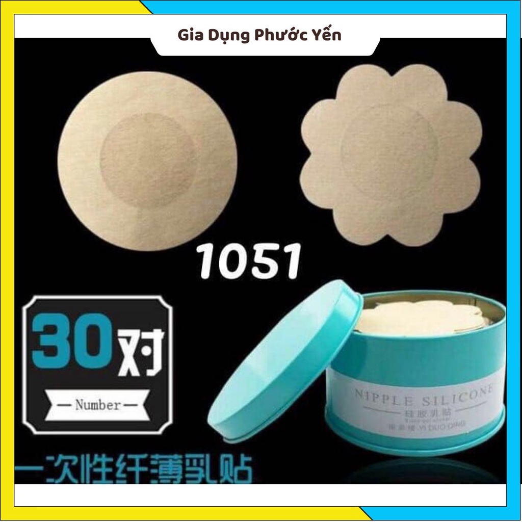 Dán nhũ hoa dùng 1 lần (hộp 30 đôi)