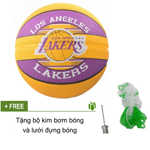 Bóng rổ Spalding NBA team Los Angeles Lakers Outdoor Size 7 binhansport