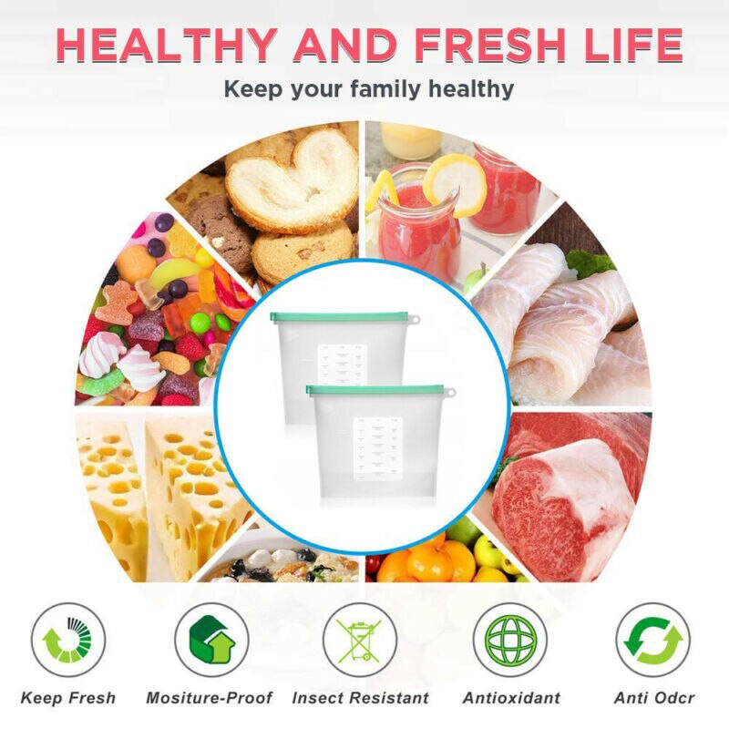 Túi silicone đựng thực phẩm tiện lợi