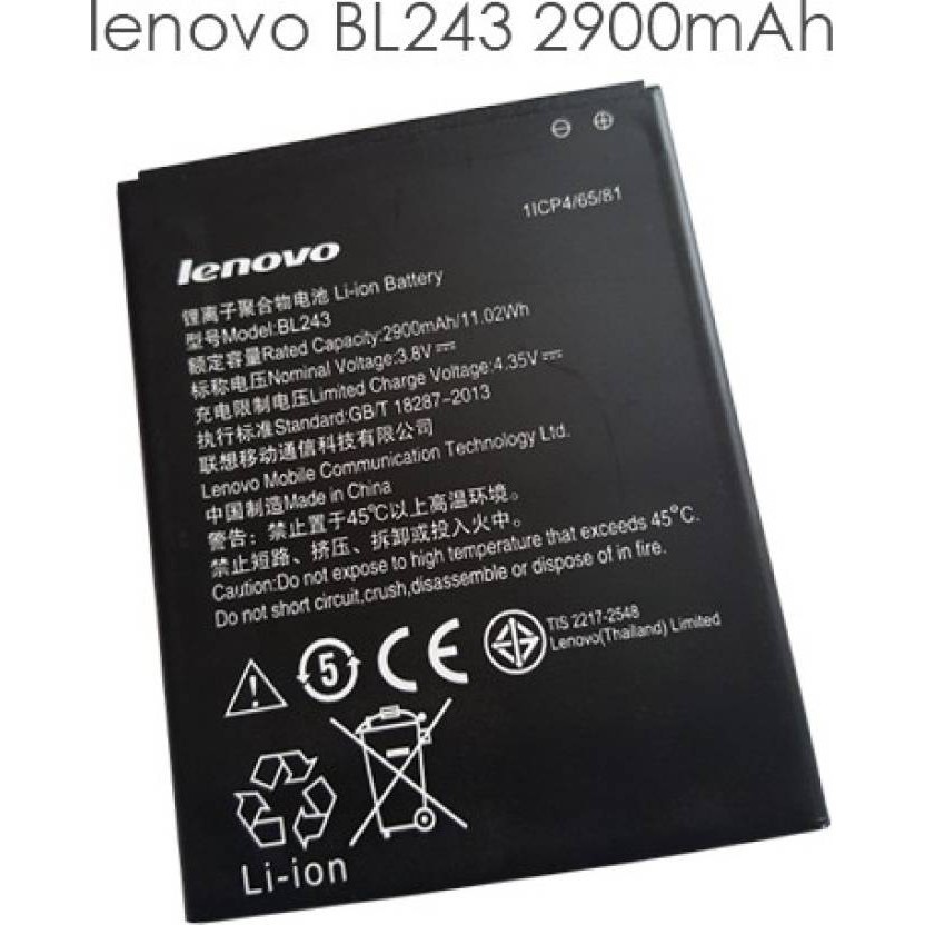 Pin lenovo A7000 / A7000 plus (BL-243) zin có bảo hành