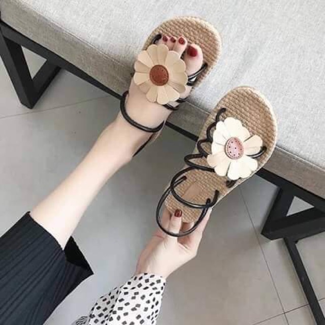 Sandal hoa cúc ulzzang