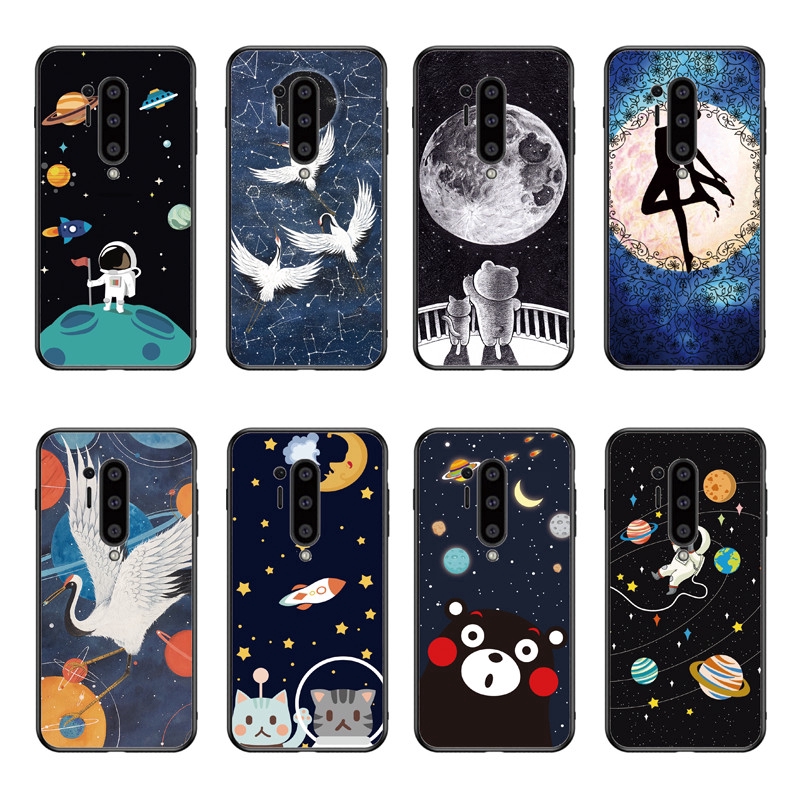 Cartoon Planet Back Cover Oneplus 8 Pro /Oneplus 7T Pro/Oneplus 7 Pro Soft TPU Case