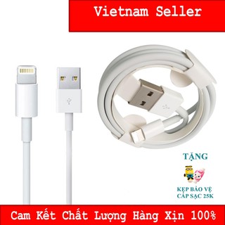 Dây cáp Lightning zin máy iPhone 7 Plus và iPhone 7 Apple - cam kết zin máy