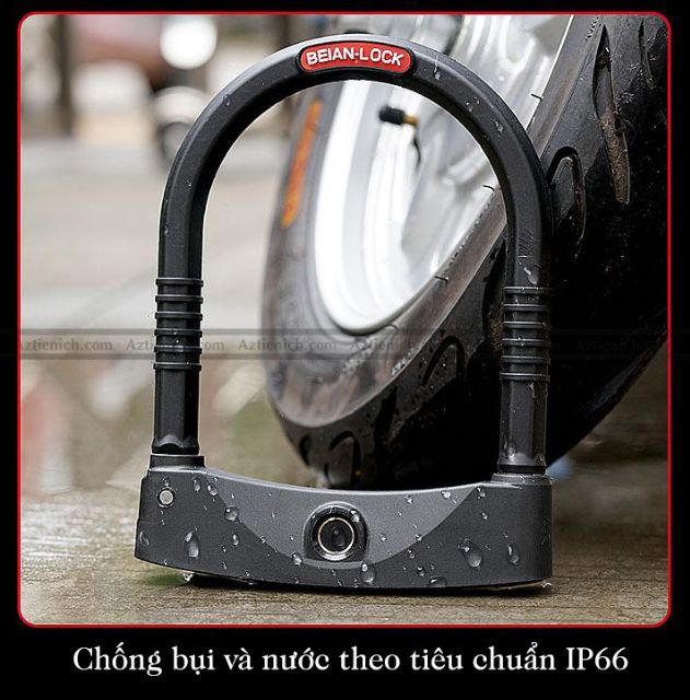 Khóa vân tay chữ U thông minh, chống trộm, chống nước Beian-Lock